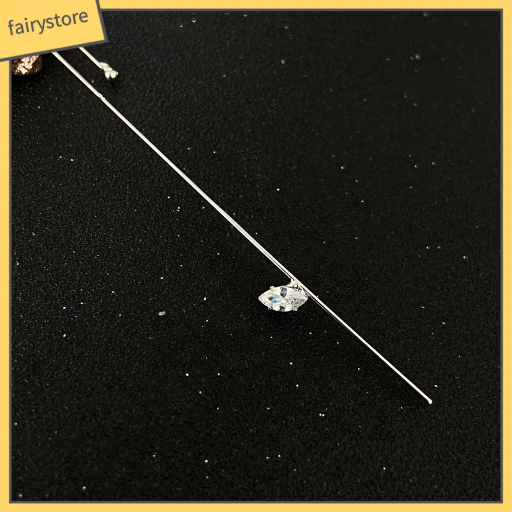 Bông Tai Hình Học Đính Đá Zircon Thời Trang Dành Cho Nữ