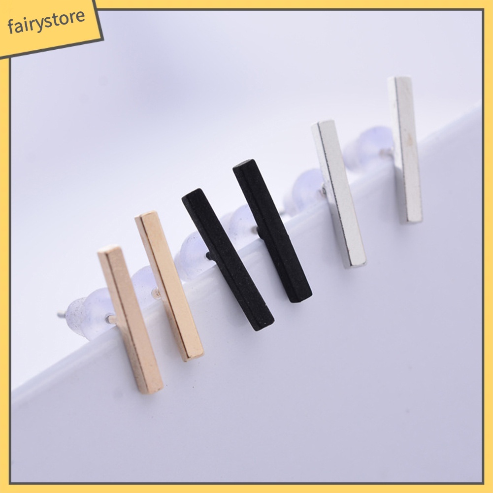 Bông Tai Hình Chữ T Bằng Hợp Kim Thời Trang Dành Cho Nam Và Nữ