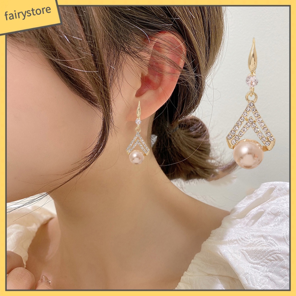 1 Đôi Bông Tai Thời Trang Thanh Lịch Phong Cách Retro Dành Cho Nữ