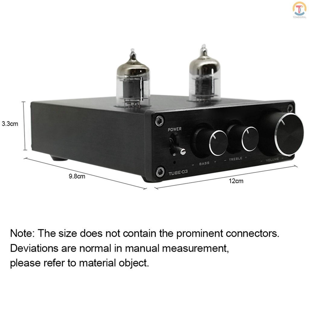 Bộ Khuếch Đại Âm Thanh HiFi Tube-03 Mini 6K4 Phích Cắm RCA Chuyên Dụng
