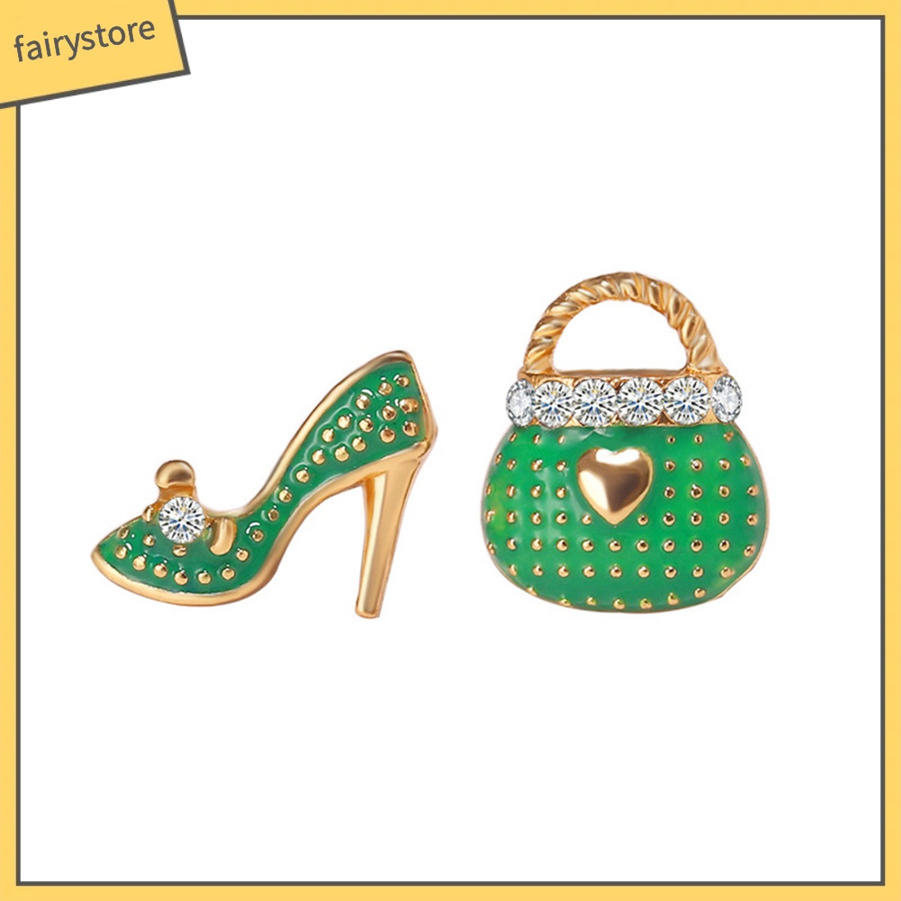 Khuyên Tai Hình Túi Xách Và Giày Cao Gót Thời Trang Cho Nữ