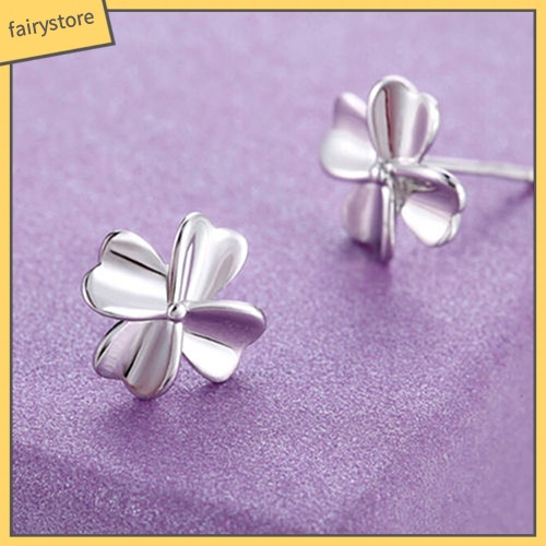 Bông Tai Mạ Bạc 925 Hình Hoa Dễ Thương Cho Nữ