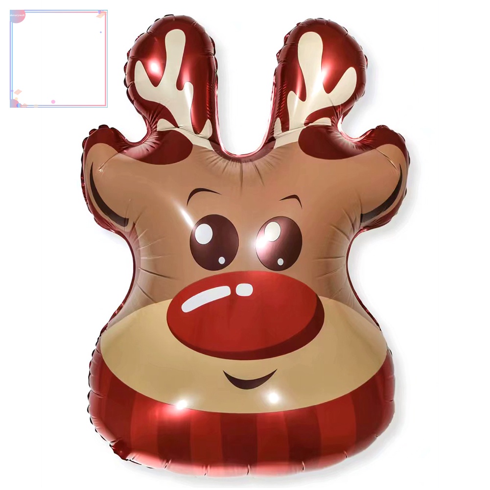 1 Set Bong Bóng Hình Ông Già Noel / Người Tuyết / Người Tuyết Trang Trí Cây Thông Noel DIY
