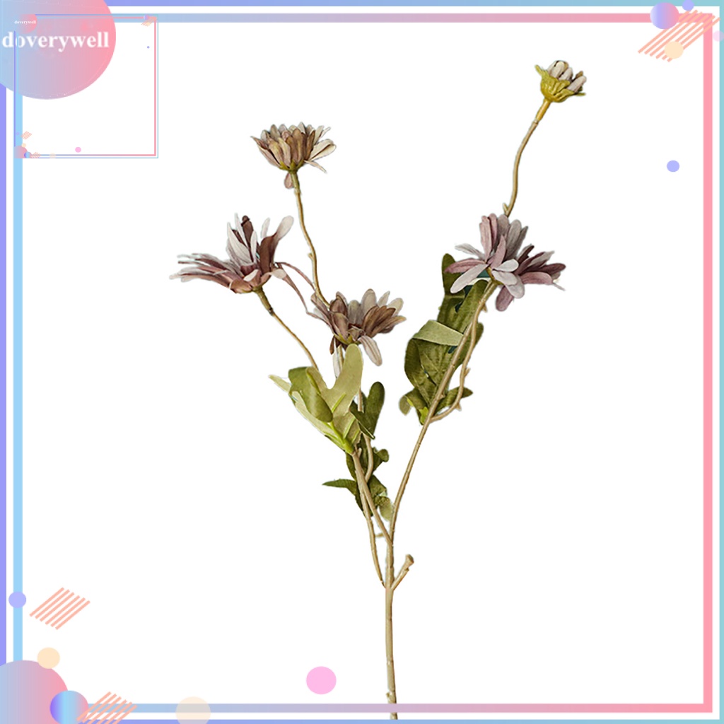 1 Cành Hoa Cúc Giả Cỡ Nhỏ Trang Trí Nhà Cửa / Tiệc Cưới