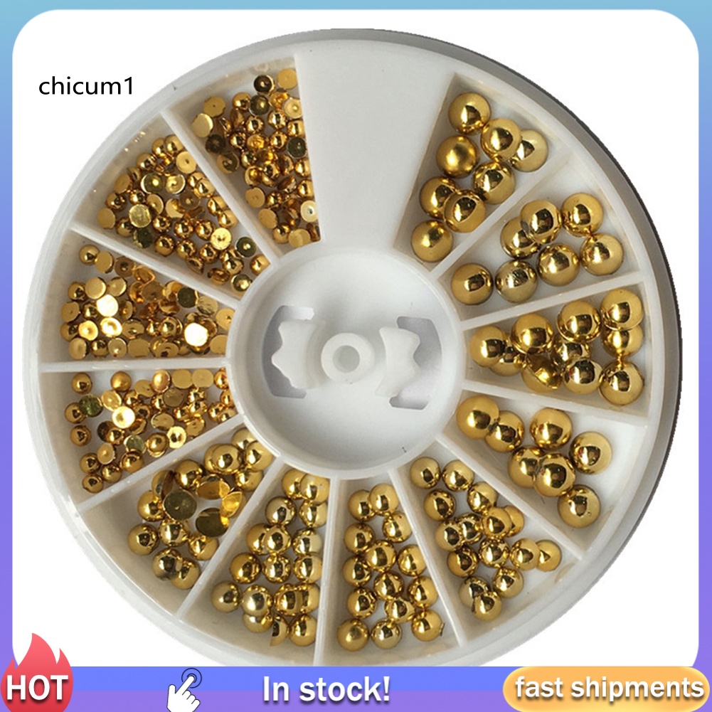 Hộp Hạt Kim Tuyến 3D Lấp Lánh Trang Trí Móng Nghệ Thuật