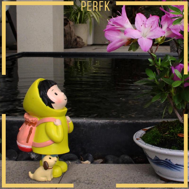 [Perfk] Tượng Điêu Khắc Resin Trang Trí Phòng Khách / Ba Lô / Kệ S