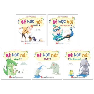 Sách bộ sách bé học nói 1 - bé ngoan ngoãn, lễ phép, hiểu chuyện
