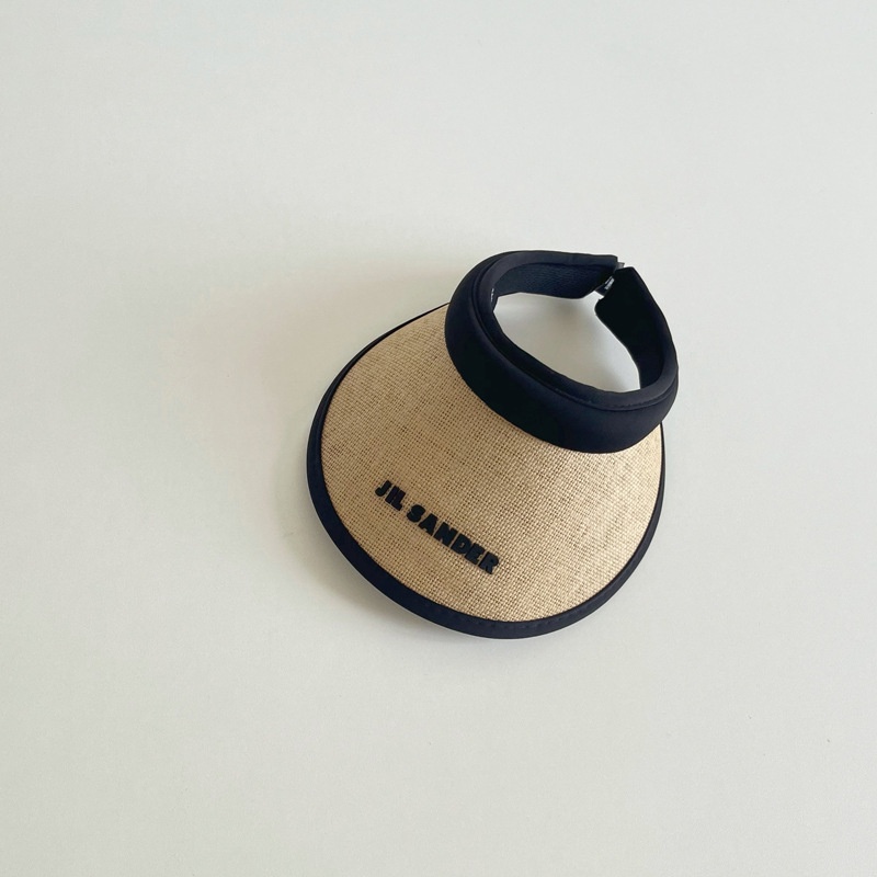 Mũ Lưỡi Trai Nửa Đầu Chống Tia UV Thêu Chữ Phong Cách Hàn Quốc Thời Trang Mùa Hè Cho Mẹ Và Bé