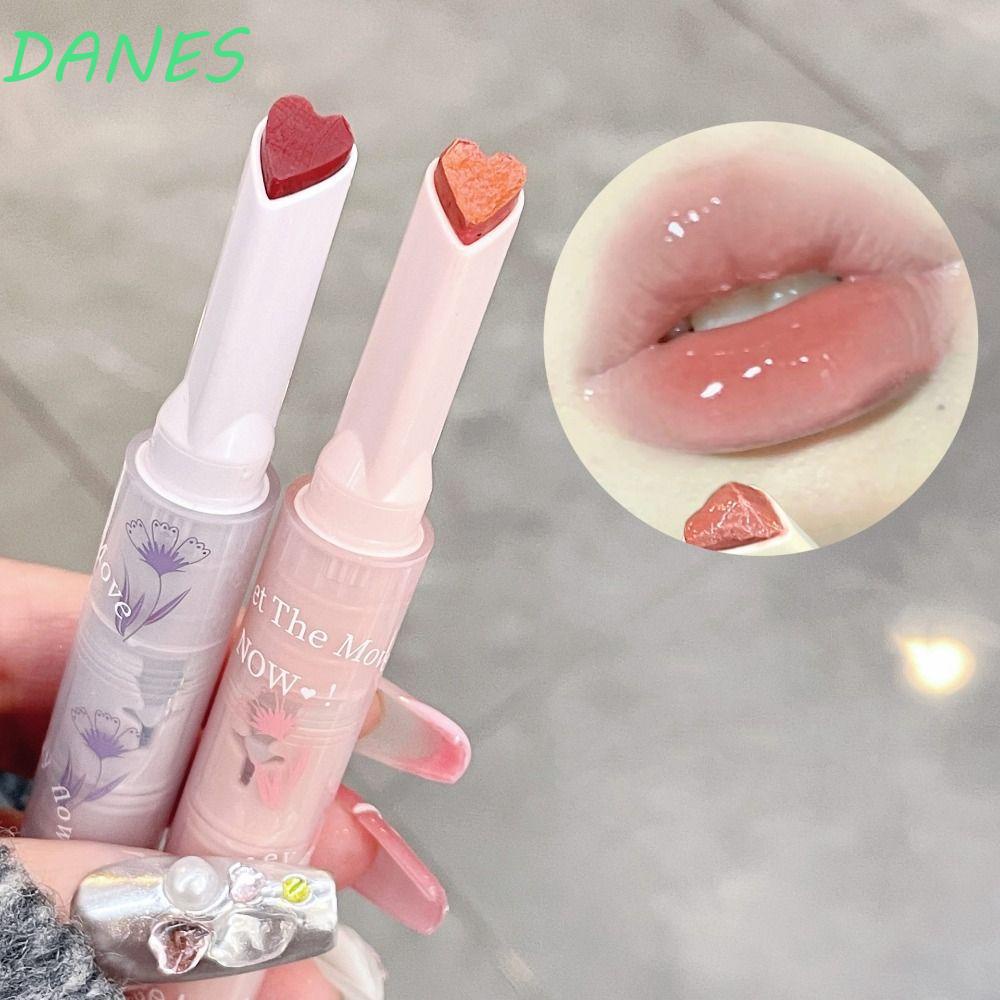 Son Môi Chống Dính Cốc Thiết Kế Vỏ Trái Tim Xinh Xắn