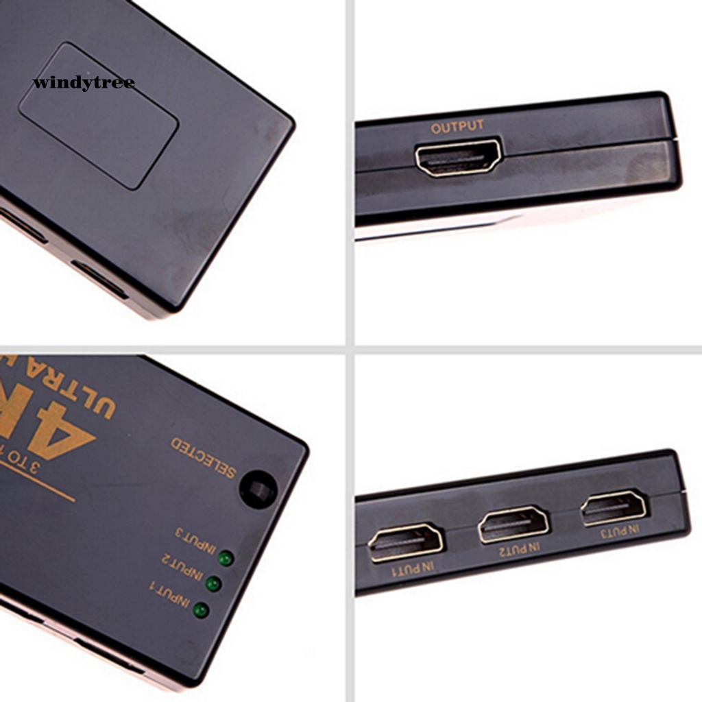 Bộ Chuyển Đổi Hub HDMI Sang HDMI 3 Trong 1 Cho 4K * 2K HDMI-Cp TV HDCP Và Phụ Kiện