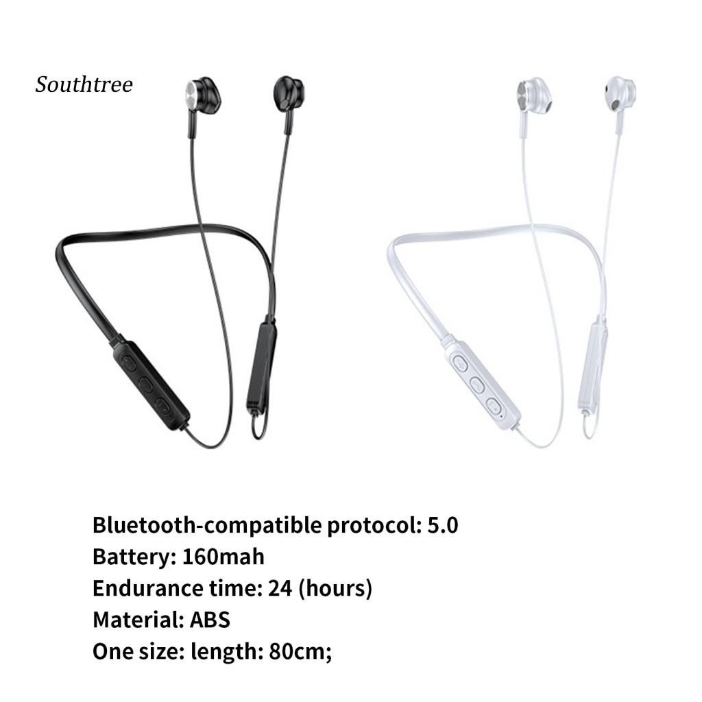 Tai Nghe Nhét Tai Đeo Cổ Không Dây Giảm Tiếng Ồn Thông Minh Kết Nối Bluetooth 5.0