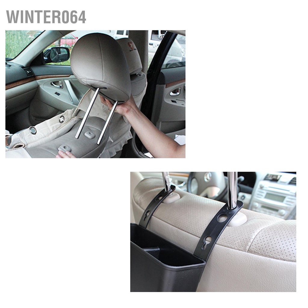 Winter064 Hộp bảo quản lưng ghế ô tô Dung tích lớn Túi đựng ví cho các vật dụng rải rác