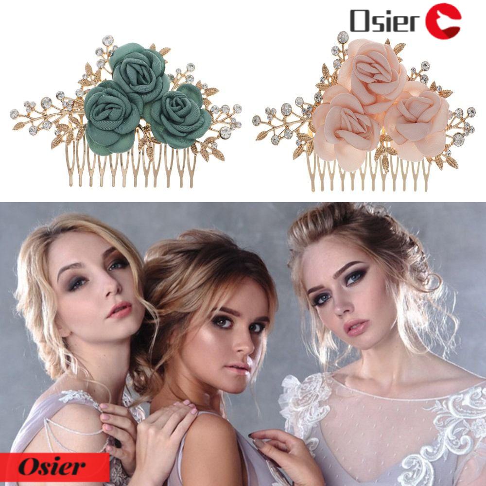 1 Kẹp Tóc Hình Hoa Sang Trọng Cho Cô Dâu