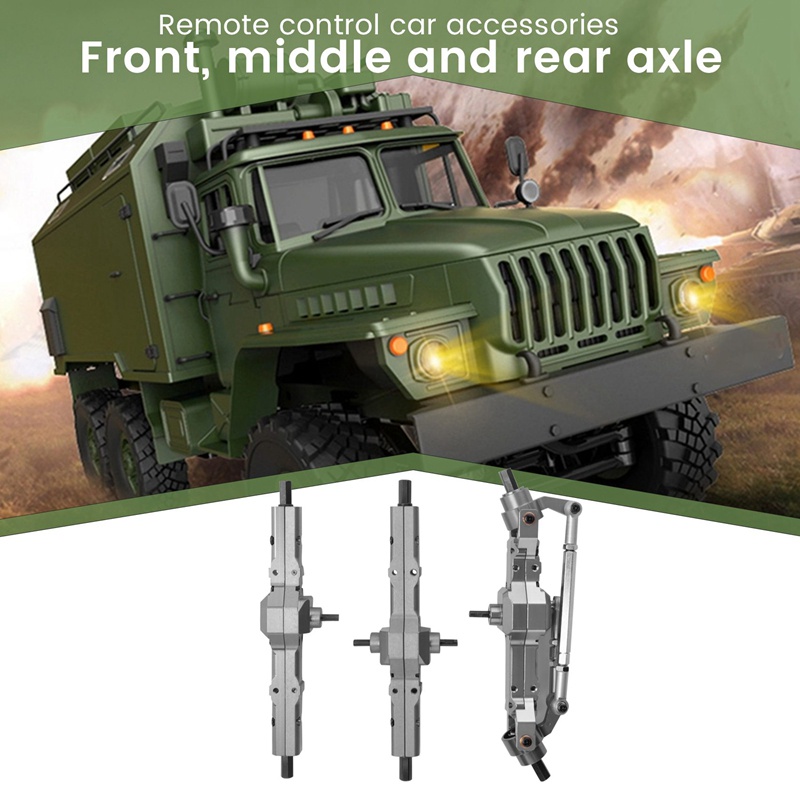 Trục Bánh Răng Kim Loại Cho Xe Điều Khiển Từ Xa WPL B16 B36 Fy-004 1 / 16