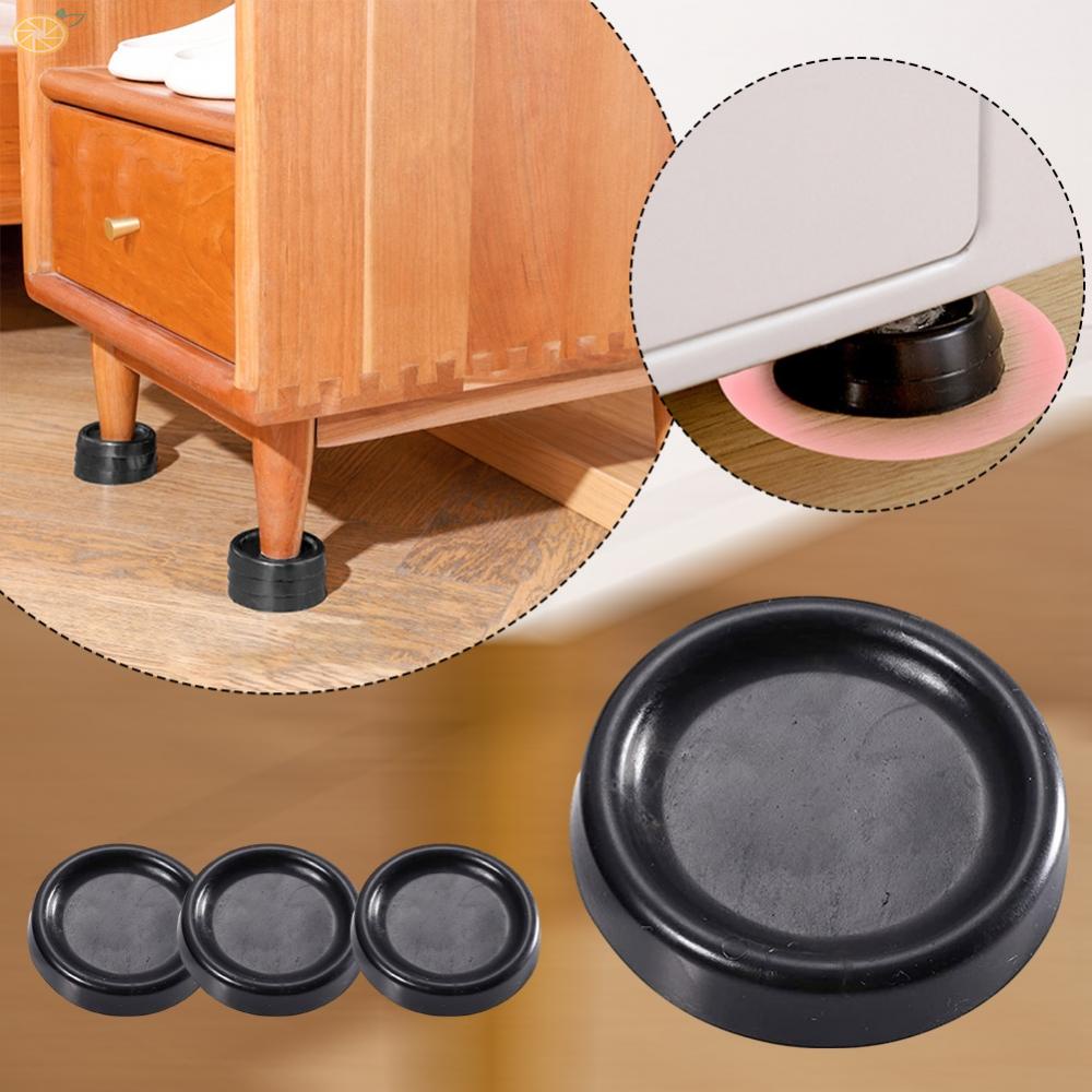 【VARSTR】Anti Vibration Feet Rubber Washing Anti-Slip Black Kitchen Reduce Noise