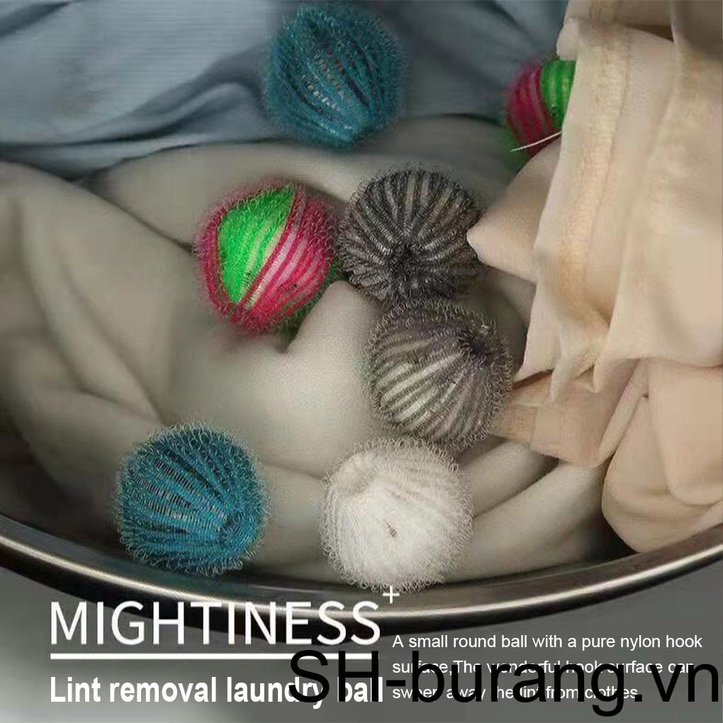 Bộ 6 Bóng Giặt Đồ Chống Rối Màu Sắc Ngẫu Nhiên