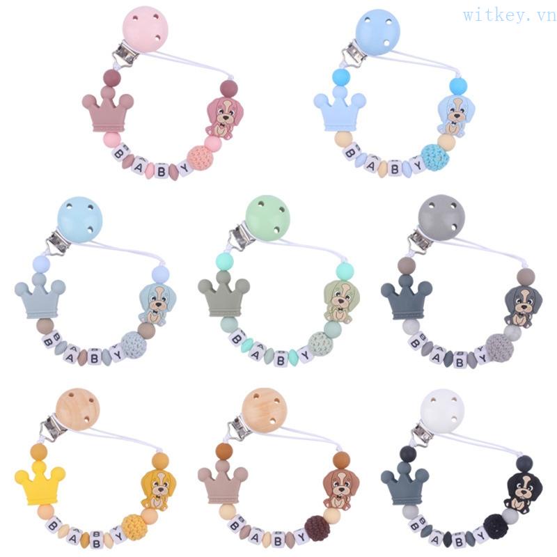 Bộ Đồ Chơi Ngậm Nướu Bằng Silicone Đính Hạt Dành Cho Trẻ Em