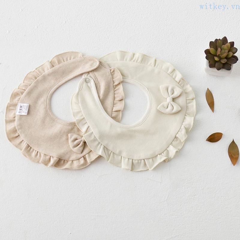 Yếm Ăn Bằng Cotton Nguyên Chất Dễ Thương Cho Bé Sơ Sinh