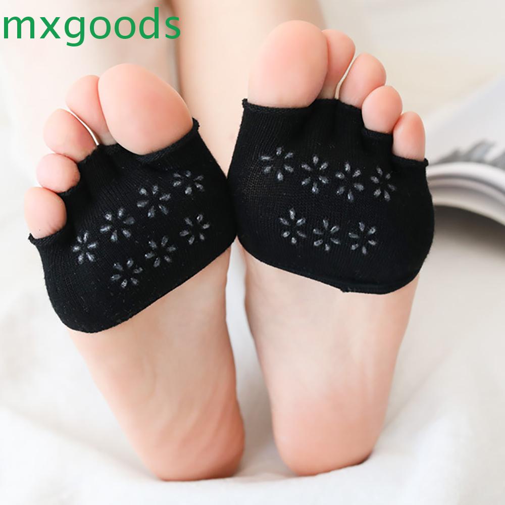 Vớ Cotton Xỏ Ngón Thoải Mái Thấm Hút Mồ Hôi Dùng Mang Giày Cao Gót