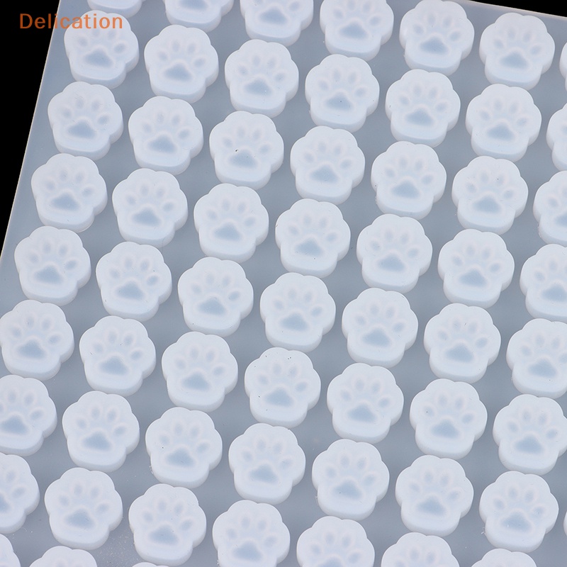 1 Khuôn Silicone Hình Dấu Chân Mèo Làm Con Dấu Sáp DIY