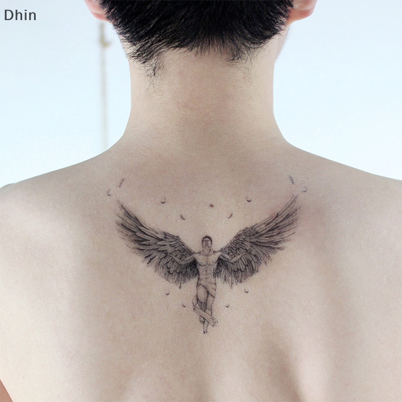 1 Tấm Hình Xăm Dán Tạm Thời Hình Đôi Cánh Thiên Thần Dành Cho Nam Và Nữ