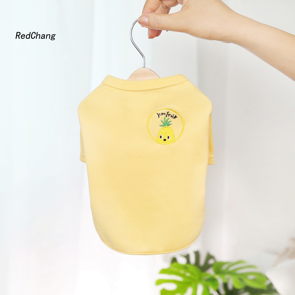 Áo Sweater In Họa Tiết Trái Cây Hoạt Hình Dễ Thương Thân Thiện Với Da Dùng Để Hóa Trang Cún Cưng