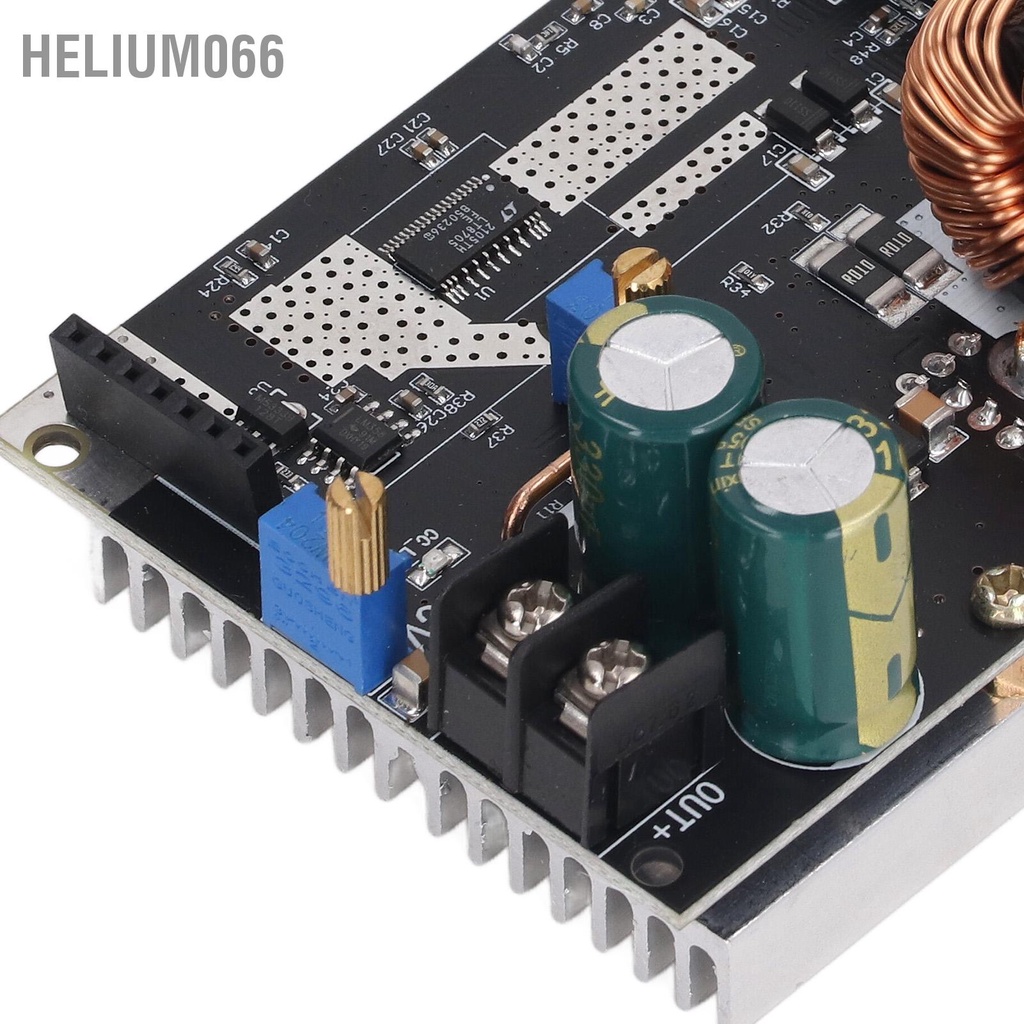 Helium066 Bộ chuyển đổi Boost Buck Tự động 300W 20A Đầu vào DC 7‑80V điều chỉnh đầu ra 1.4‑79V Mô-đun MPPT