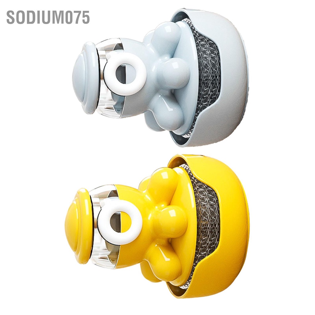 Sodium075 Pha Chế Xà Phòng Cọ Bằng Nhựa Hình Bạch Tuộc Dễ Thương Loại Đẩy Làm Đầy Chất Lỏng Bàn Chải Vệ Sinh Cho Món Ăn Nồi Chảo Bồn Rửa