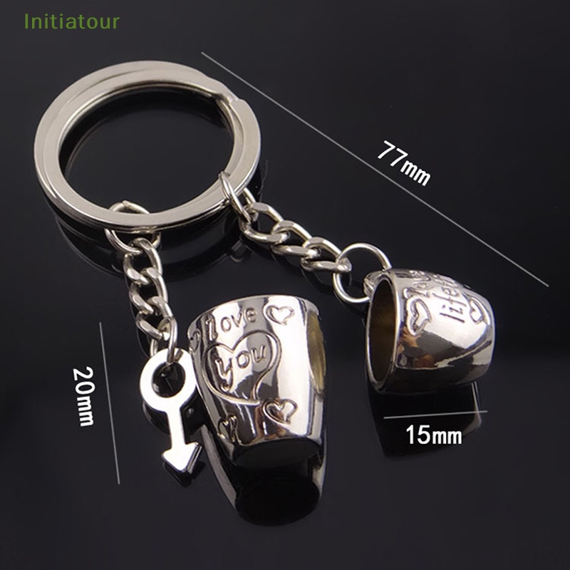 Móc Khóa Cặp Đôi I Will Love You Forever 3D