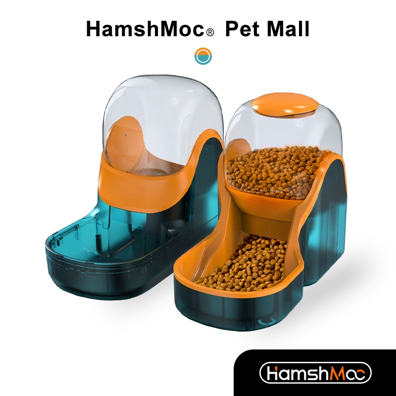 HamshMoc Máy Đựng Nước Uống Tự Động Cho Thú Cưng Cỡ Nhỏ / Vừa / Nhỏ
