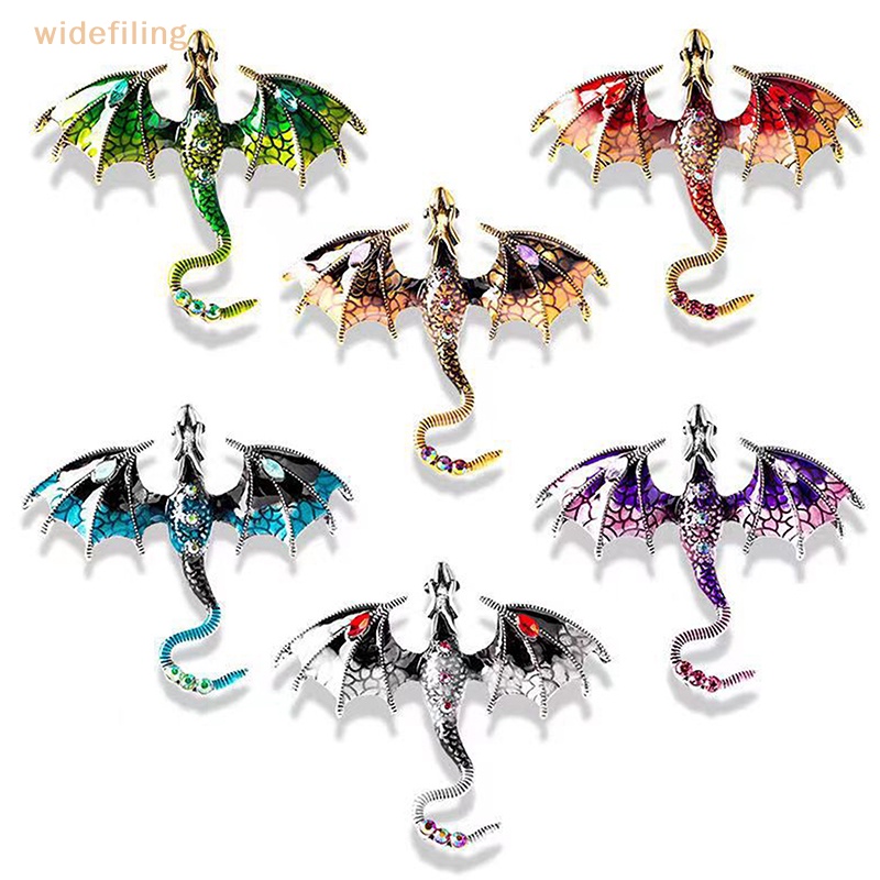 Ghim Cài Áo Hình Rồng Bay Đính Đá Thời Trang Cho Nữ