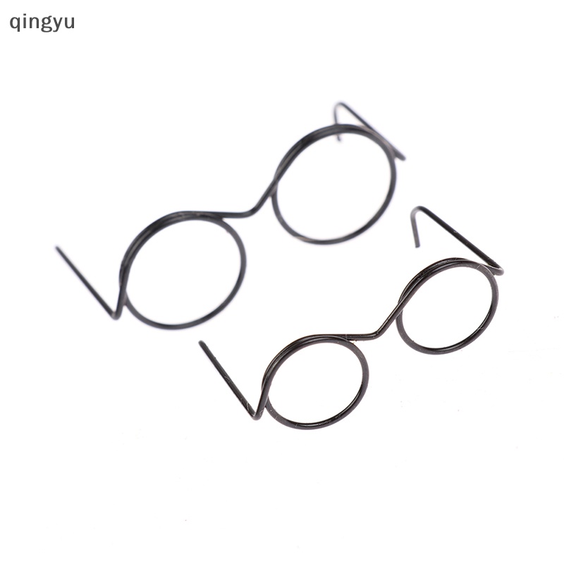 Set 10 Mắt Kính Không Gọng Tròn 30cm Thời Trang Cho Búp Bê