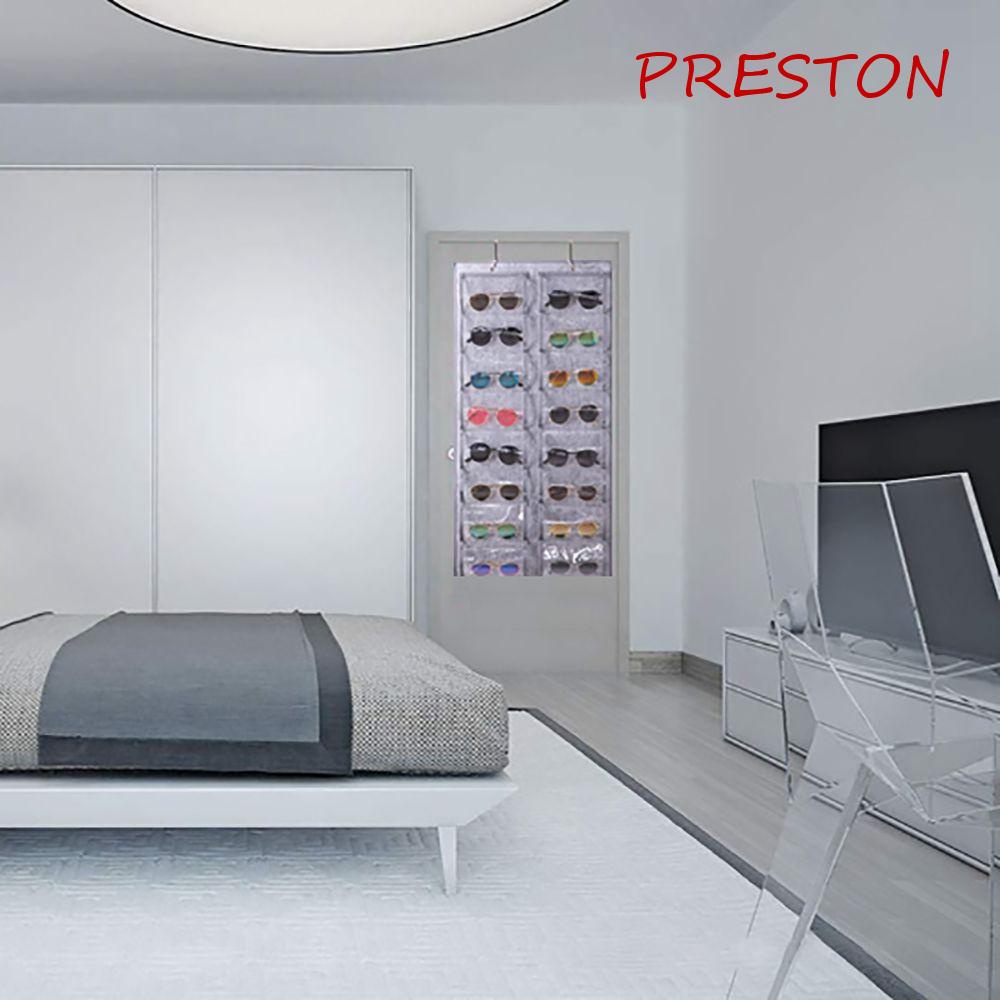 Preston Túi Đựng Mắt Kính Màu Trơn Chống Bụi Có Dây Treo Tường Giá Đỡ