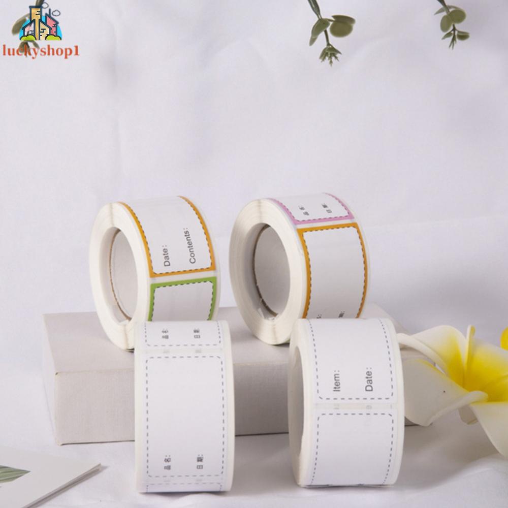 Cuộn 250 Nhãn Dán Thực Phẩm / Đồ Dùng Nhà Bếp Nhiều Màu Sắc / Đen Tiện Dụng