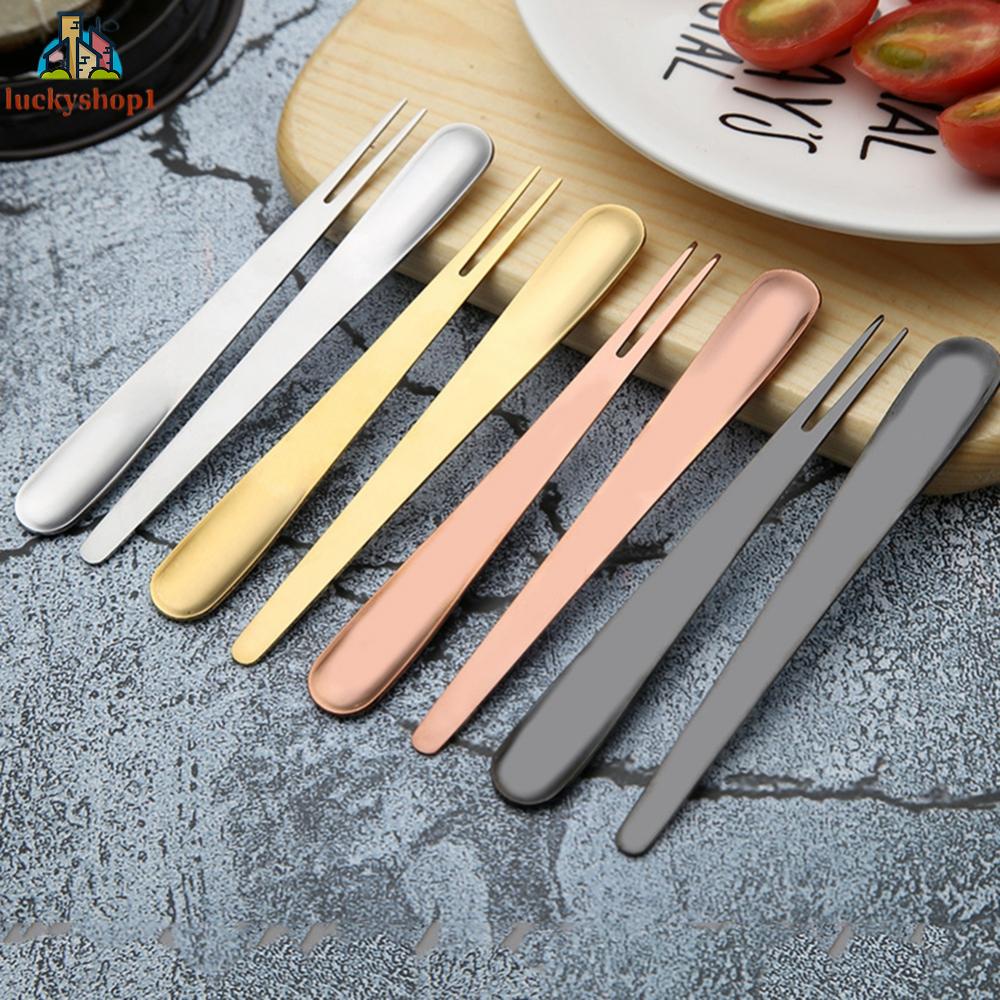 Set 5 Muỗng Cà Phê / Sữa Bằng Thép Không Gỉ Chất Lượng Cao