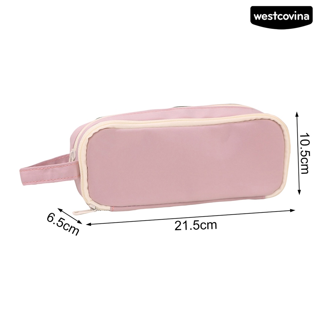 [WSTN] [WSTN]✎Túi Đựng Bút Nhiều Ngăn Sức Chứa Lớn Có Khóa Kéo Mạnh Mẽ Chống Thấm Nước Có Tay Cầm Dành Cho