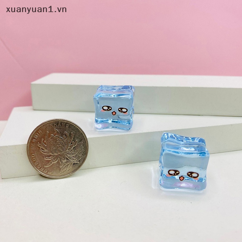 Set 5 Viên Đá Dạ Quang Trong Suốt Có Mặt Dây Chuyền Bằng Resin DIY