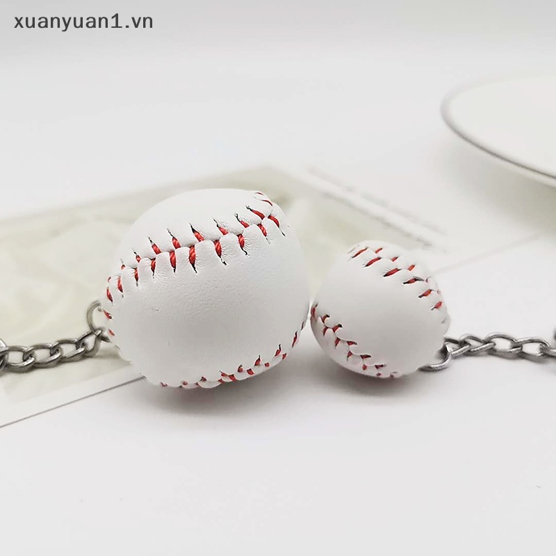 Móc Khóa Hình Quả Bóng Chày Mini Độc Đáo