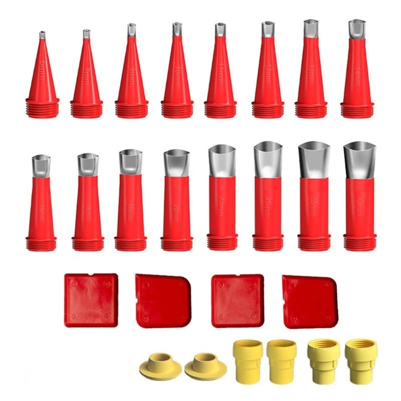 Set 22 / 24 Đầu Bắt Bông Kem Bằng Thép Không Gỉ Có Thể Tái Sử Dụng