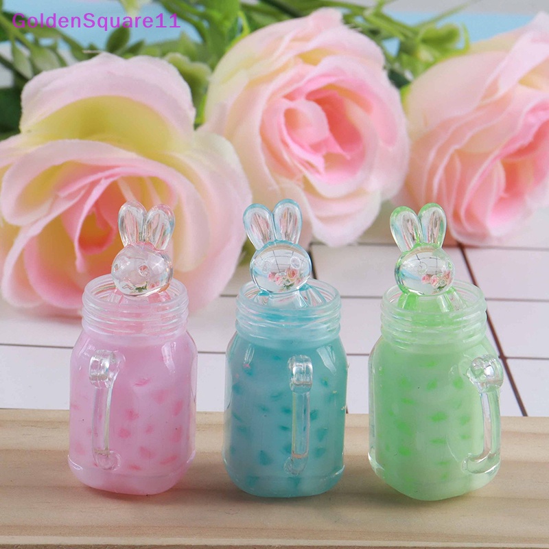 Ly Uống Trà Sữa Mini Hình Thỏ Dễ Thương Cho Nhà Búp Bê