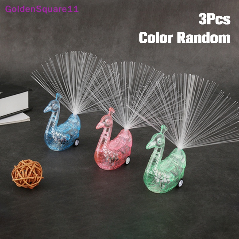 Set 3 Đèn LED Hình Chim Công Dạ Quang Trang Trí