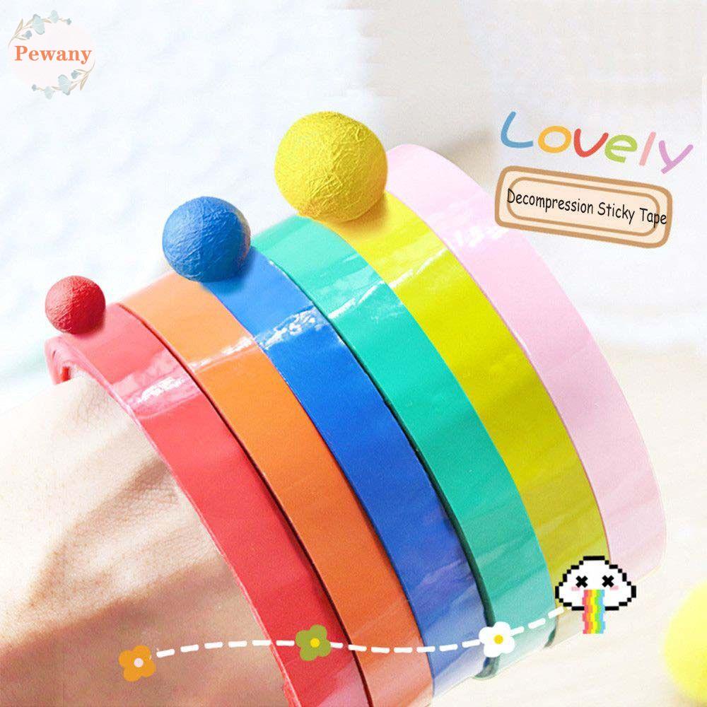 Cuộn Băng Dính Nhiều Màu Sắc Dùng Làm Đồ Chơi Cho Trẻ Em DIY