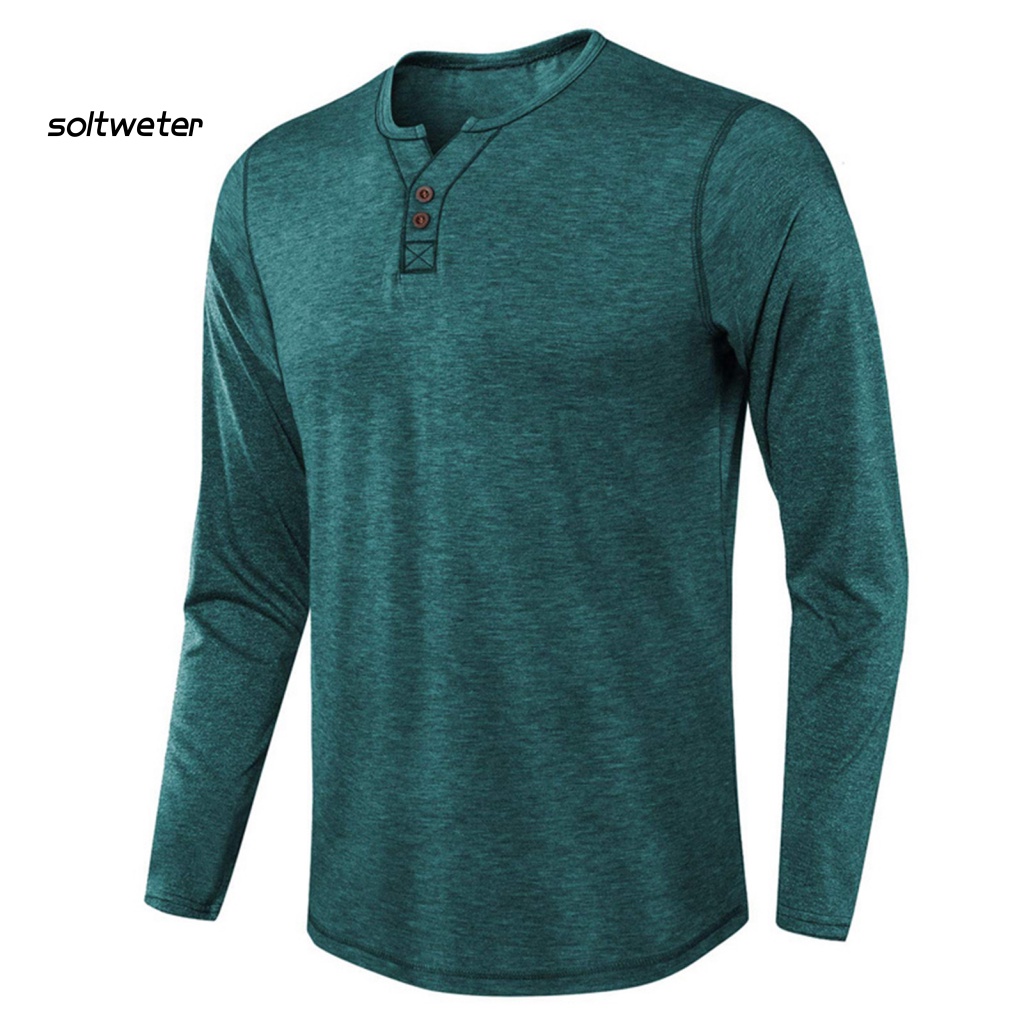 Áo Thun Màu Sắc Đơn Giản Thấm Hút Mồ Hôi Thân Thiện Với Da Cho Nam