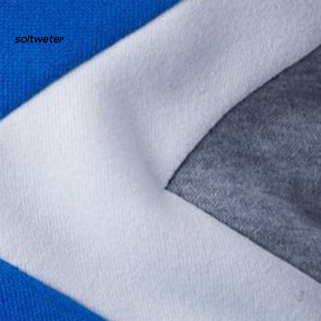 Áo Hoodie Dây Rút Dáng Rộng Màu Sắc Tương Phản Thời Trang Thu Đông Cho Nam