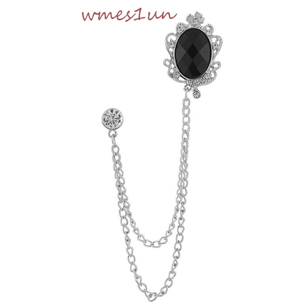 Ghim Cài Áo Thiết Kế Tua Rua Phong Cách Cổ Điển WMES15H Cho Nam|Phụ Kiện Quần Áo Bằng Hợp Kim Chất Lượng