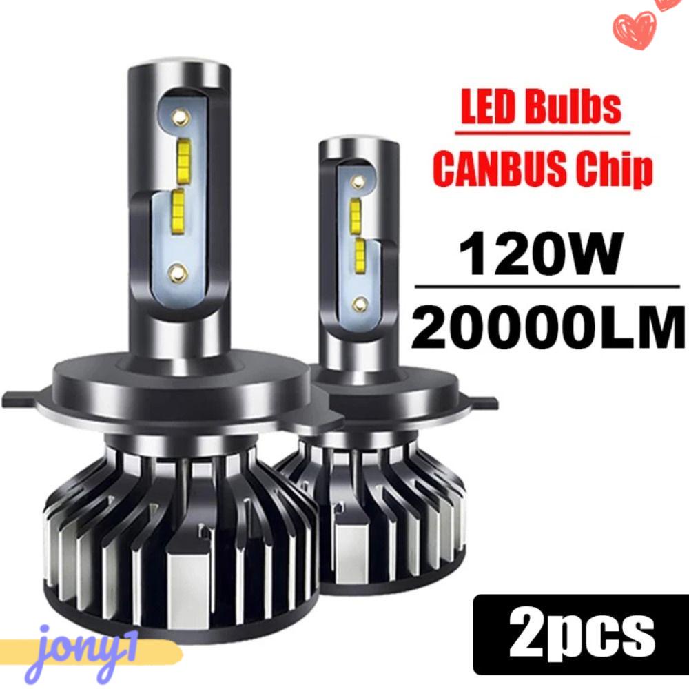 Bộ 2 Bóng Đèn LED Phá Sương Mù Turbo 12V 120W 20000LM 6000K Cho Xe Hơi