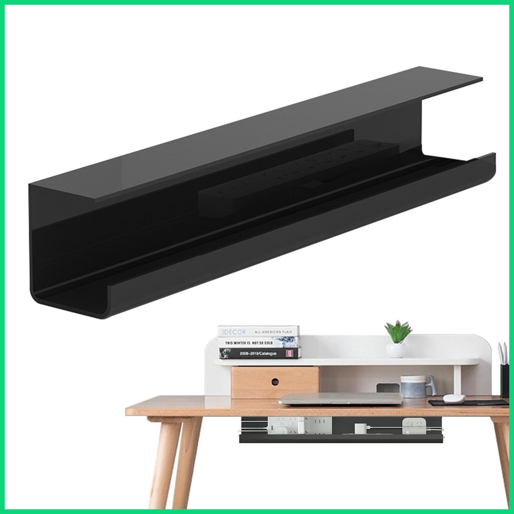 Giá Treo Dây Cáp Dưới Bàn 15in Không Để Lại Dấu Vết jiwvn