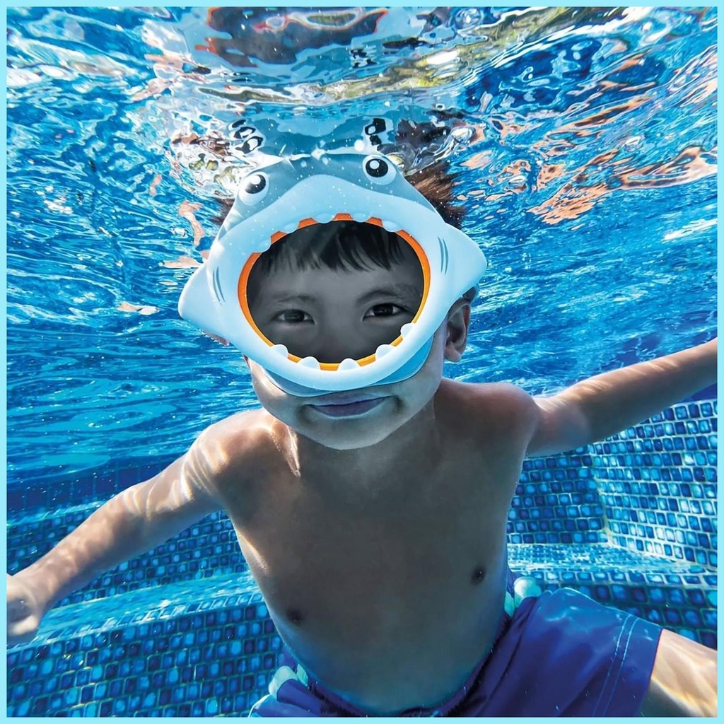 Mặt Nạ Lặn Chống Nước Hình Cá Mập Độc Đáo