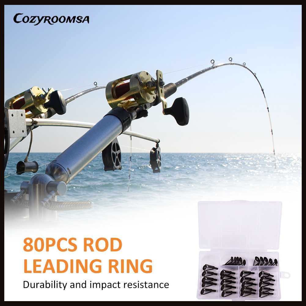 30 / 80 Vòng Dẫn Cần Câu Cá Bằng Thép Không Gỉ