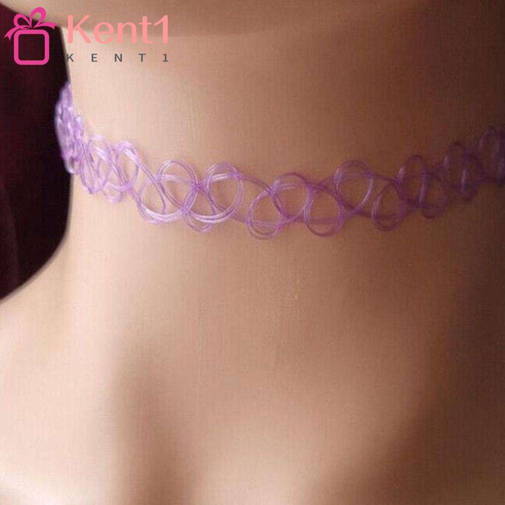Vòng Cổ Choker Co Giãn Phong Cách Gothic Thời Trang KENT1